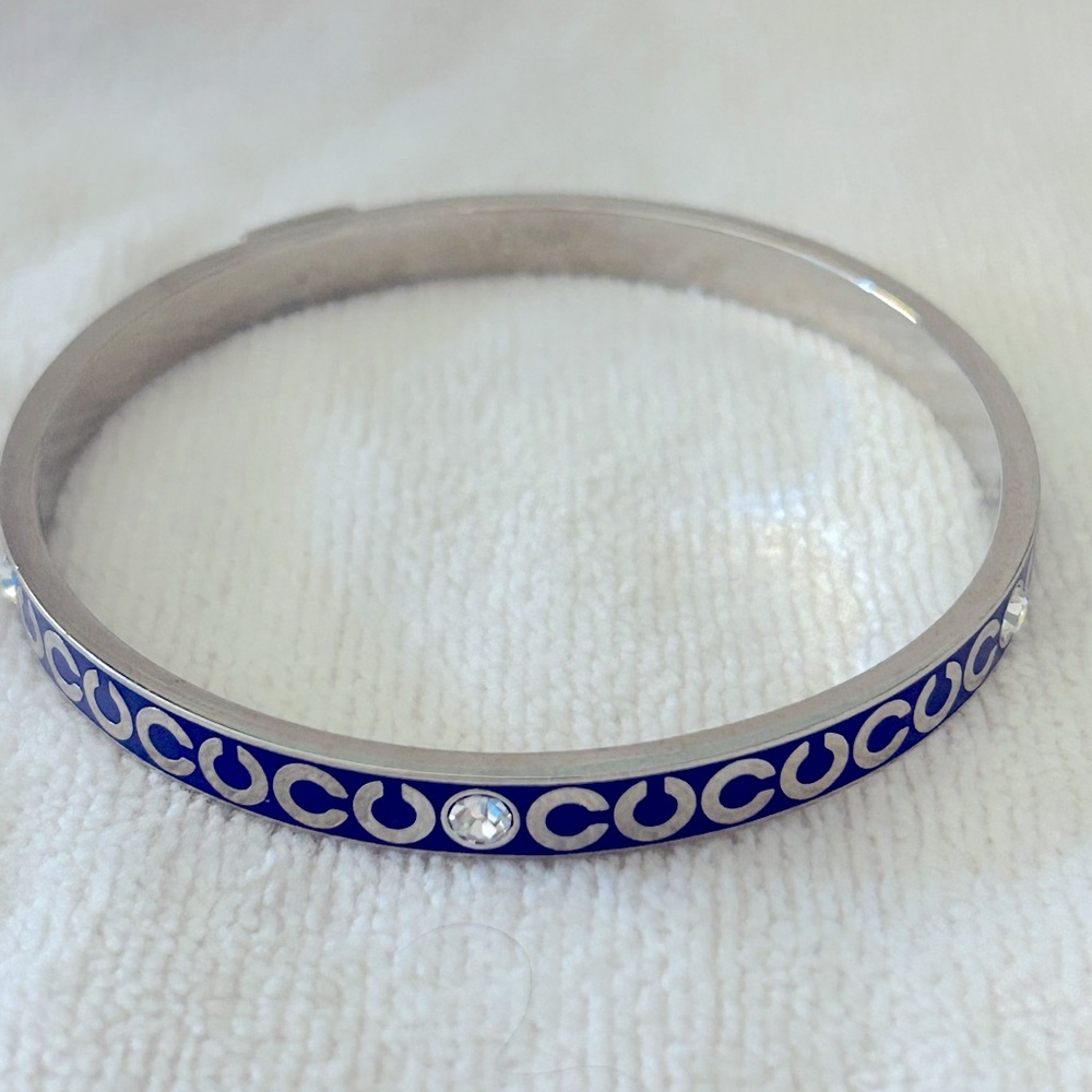 Coach silver bracelet